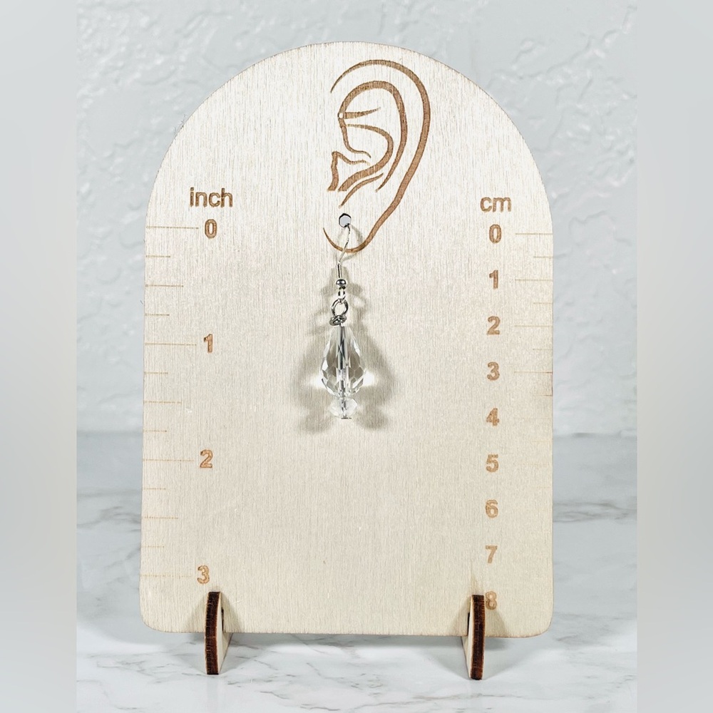 Crystal Drop Earrings - Picture 5 of 8